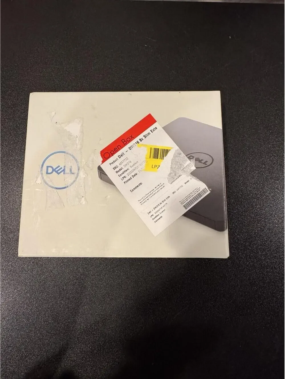 Dell USB Slim DVD +/- RW External Optical Drive DW316 [2224]